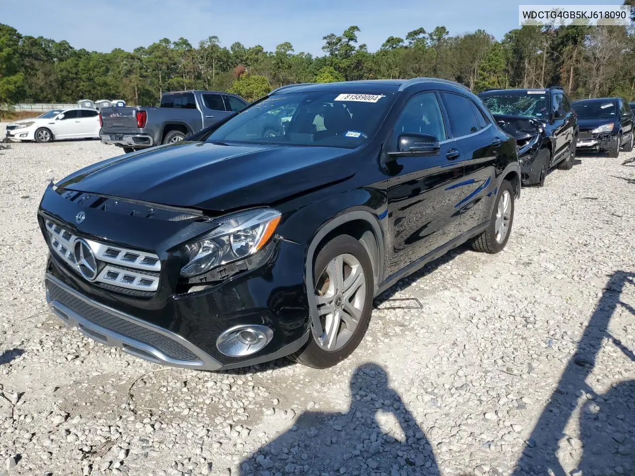2019 Mercedes-Benz Gla 250 4Matic VIN: WDCTG4GB5KJ618090 Lot: 81589004