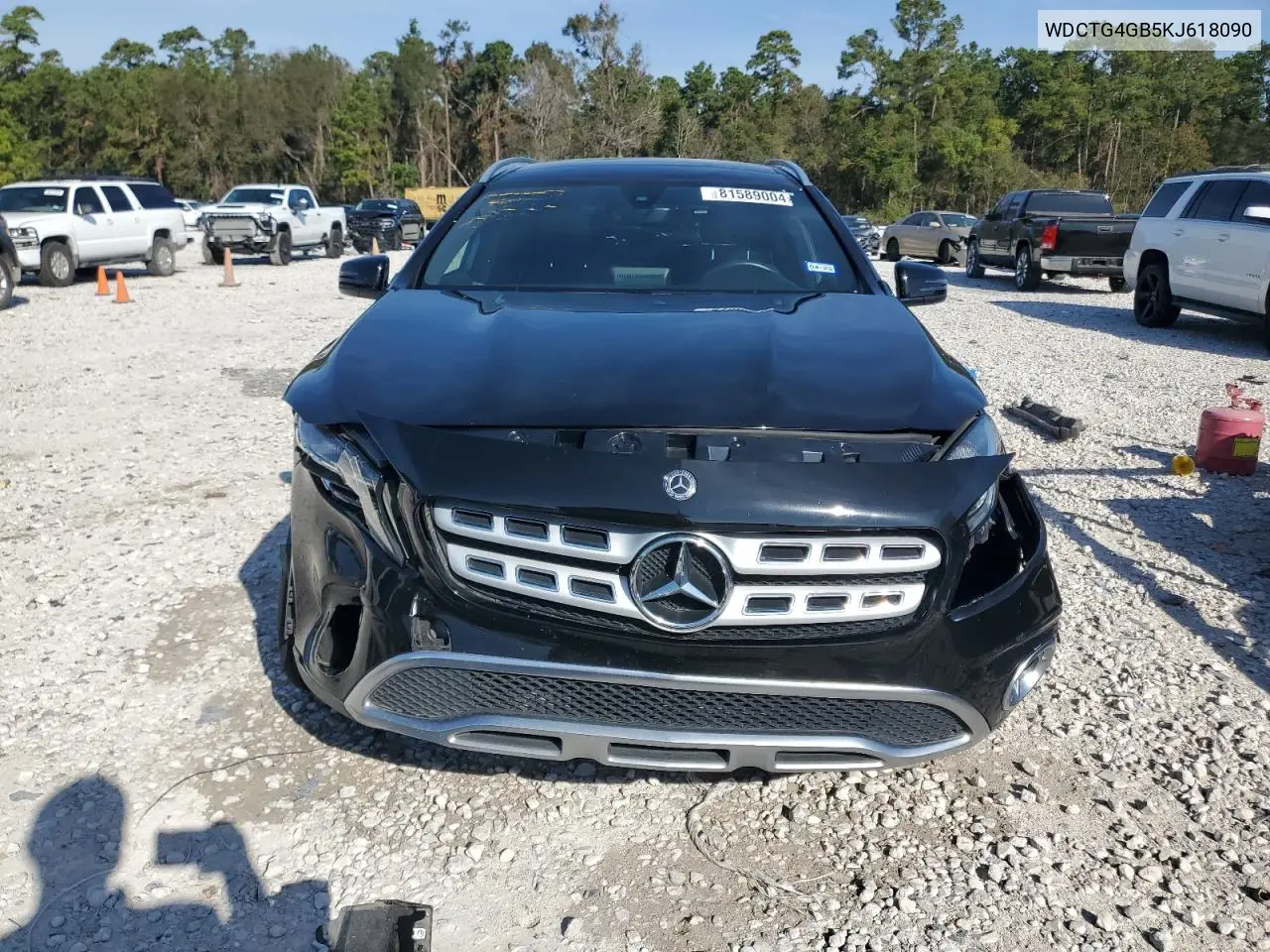 2019 Mercedes-Benz Gla 250 4Matic VIN: WDCTG4GB5KJ618090 Lot: 81589004