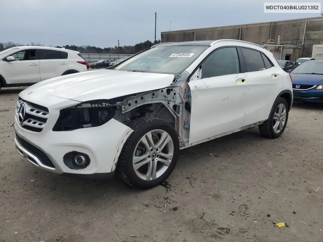 2020 Mercedes-Benz Gla 250 4Matic VIN: WDCTG4GB4LU021352 Lot: 47240935