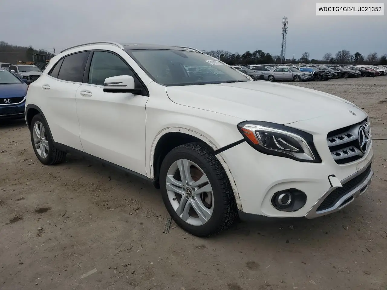 2020 Mercedes-Benz Gla 250 4Matic VIN: WDCTG4GB4LU021352 Lot: 47240935