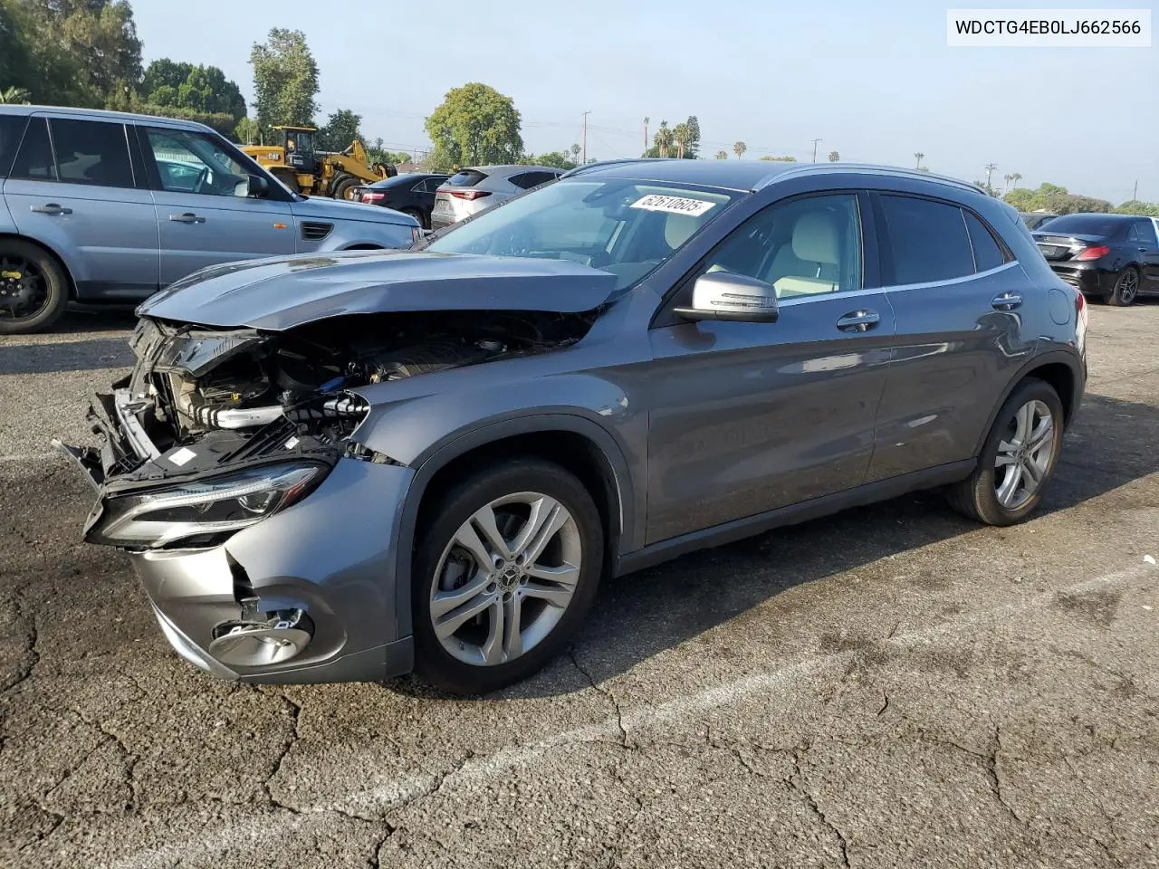 2020 Mercedes-Benz Gla 250 VIN: WDCTG4EB0LJ662566 Lot: 62610605