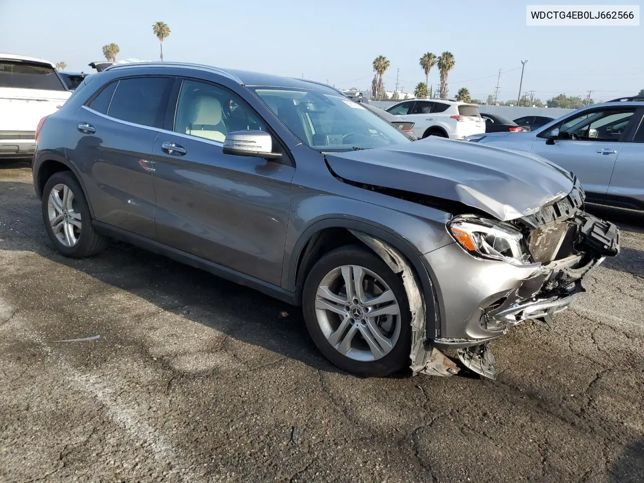 2020 Mercedes-Benz Gla 250 VIN: WDCTG4EB0LJ662566 Lot: 62610605