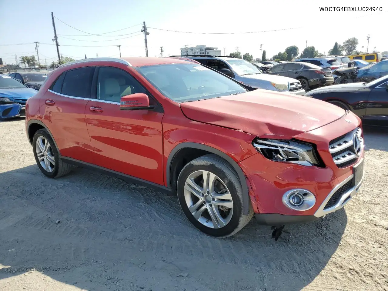 2020 Mercedes-Benz Gla 250 VIN: WDCTG4EBXLU024940 Lot: 62943635