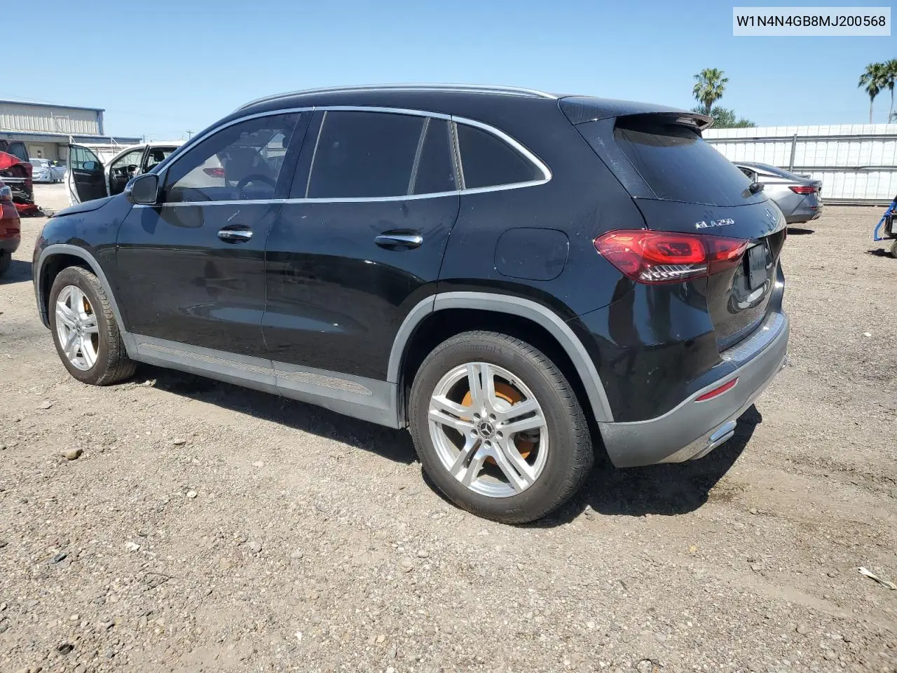 2021 Mercedes-Benz Gla 250 VIN: W1N4N4GB8MJ200568 Lot: 52301345
