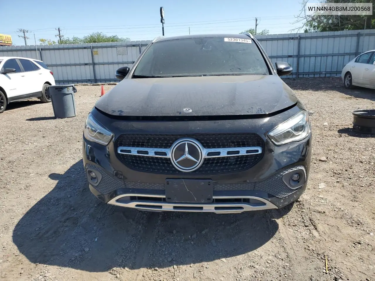 2021 Mercedes-Benz Gla 250 VIN: W1N4N4GB8MJ200568 Lot: 52301345