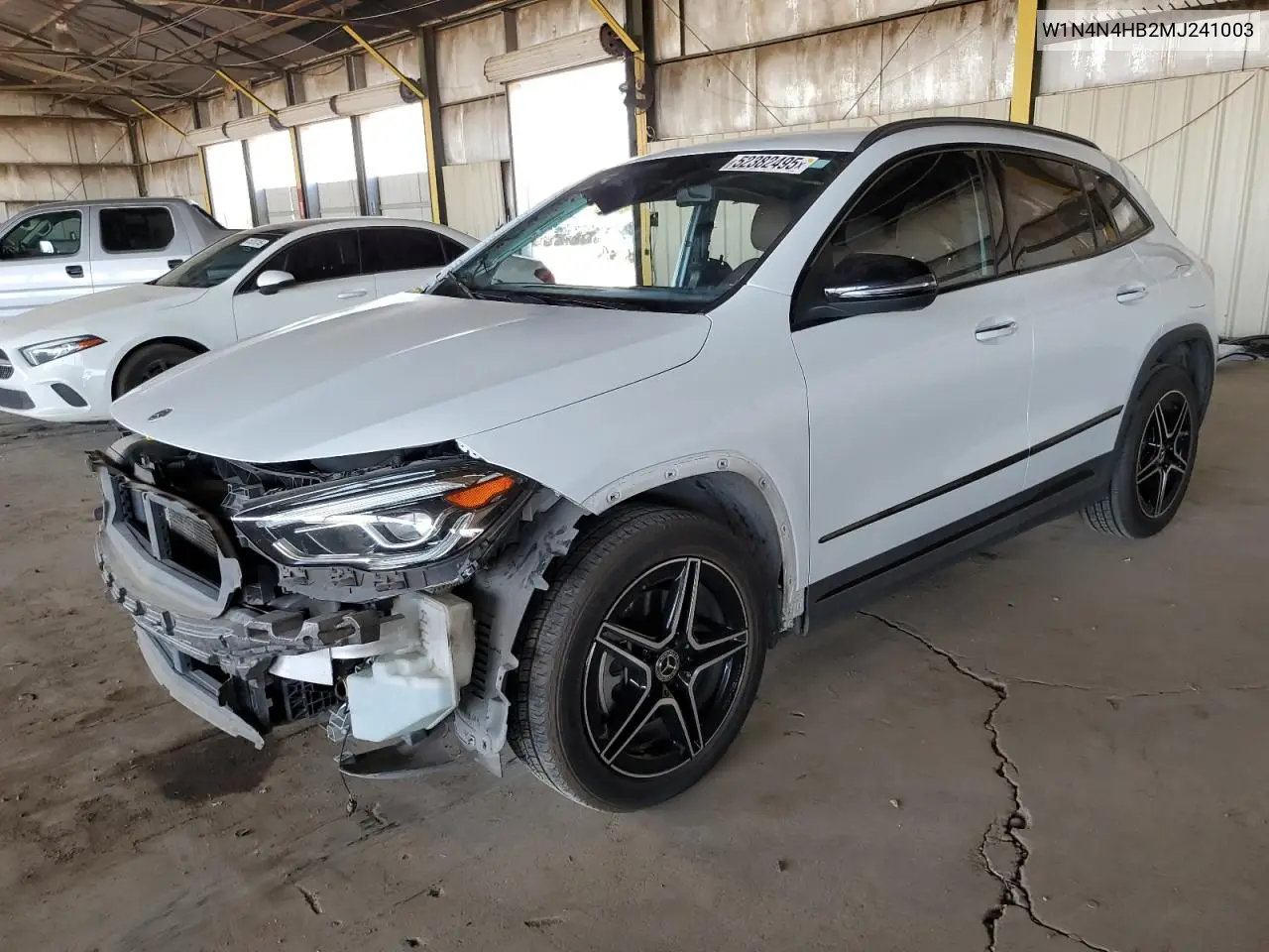 2021 Mercedes-Benz Gla 250 4Matic VIN: W1N4N4HB2MJ241003 Lot: 52382495