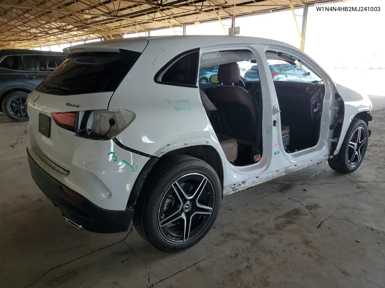 2021 Mercedes-Benz Gla 250 4Matic VIN: W1N4N4HB2MJ241003 Lot: 52382495