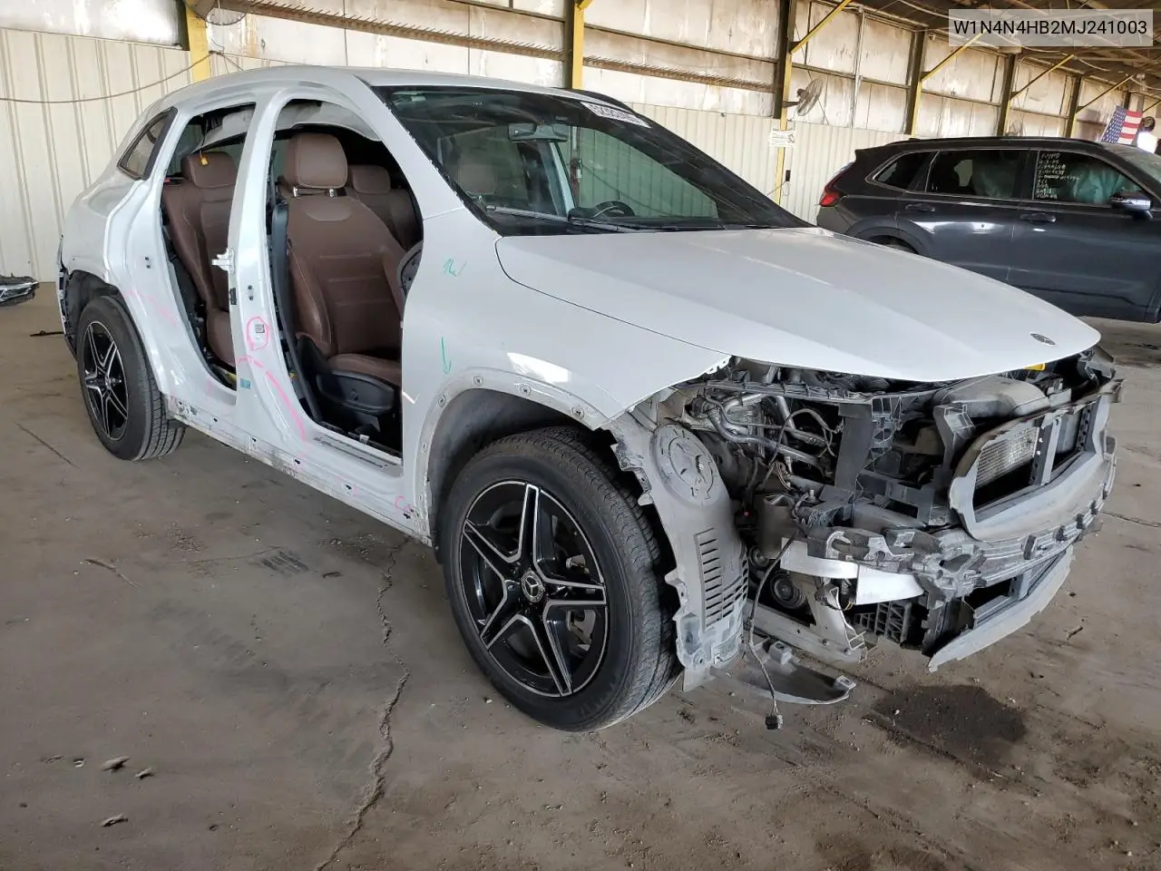 2021 Mercedes-Benz Gla 250 4Matic VIN: W1N4N4HB2MJ241003 Lot: 52382495