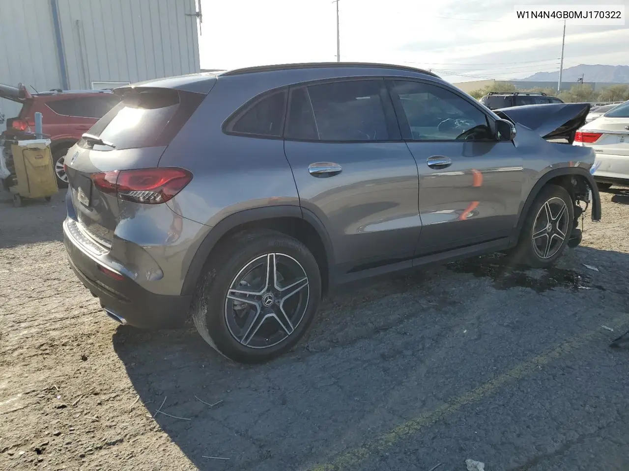 2021 Mercedes-Benz Gla 250 VIN: W1N4N4GB0MJ170322 Lot: 53385435