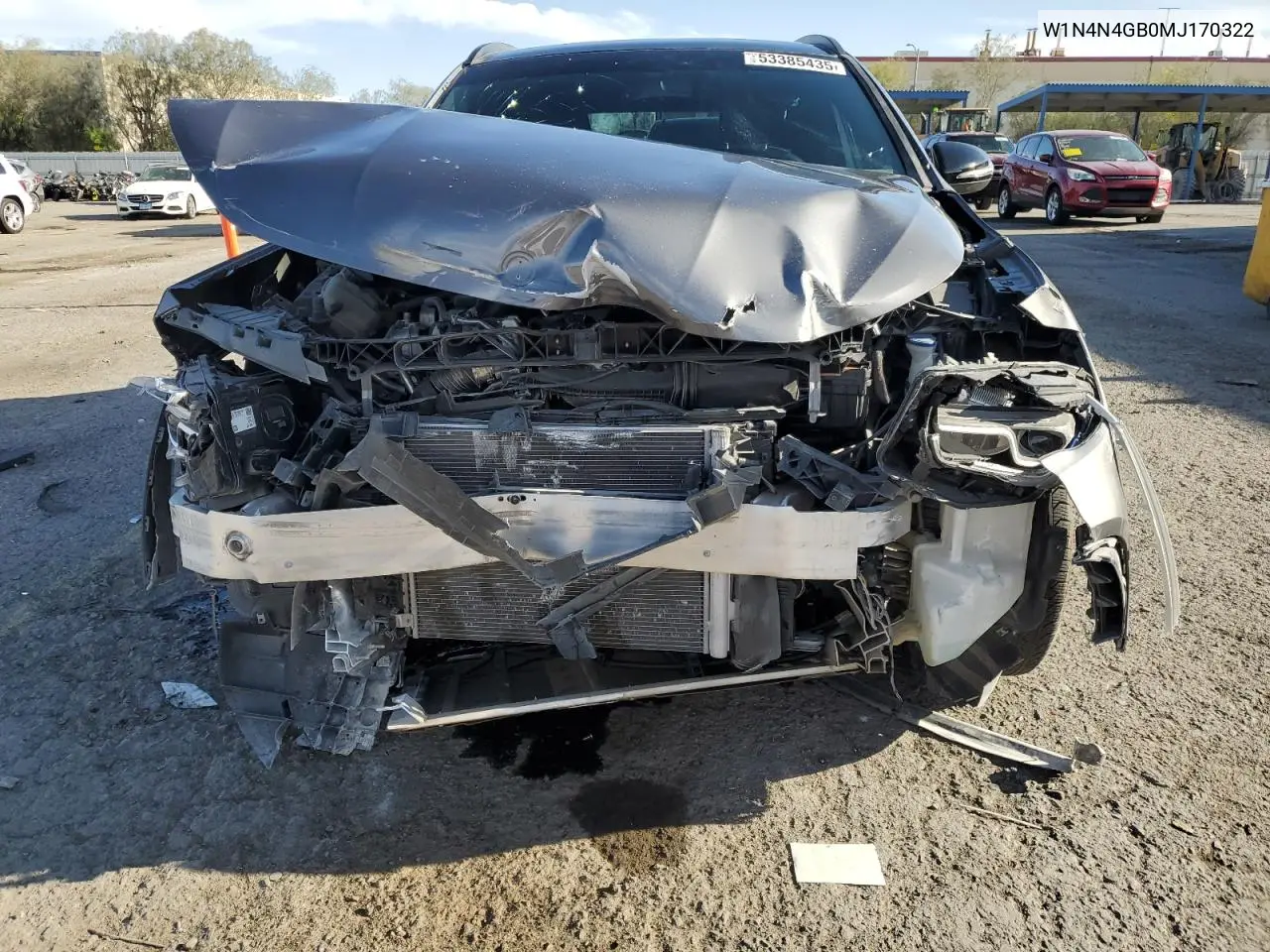 2021 Mercedes-Benz Gla 250 VIN: W1N4N4GB0MJ170322 Lot: 53385435