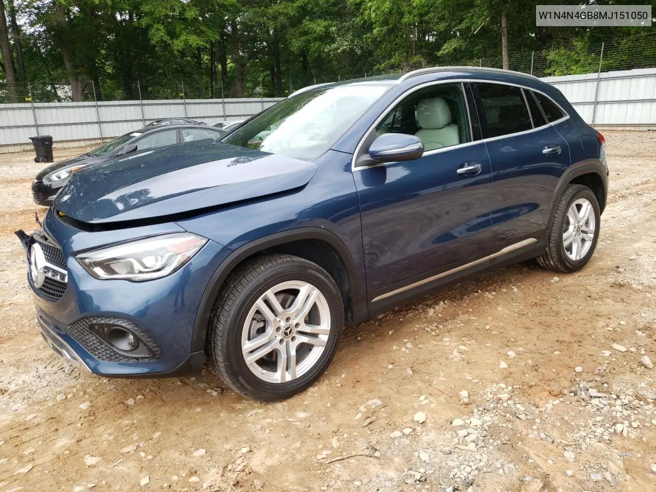 2021 Mercedes-Benz Gla 250 VIN: W1N4N4GB8MJ151050 Lot: 55230255