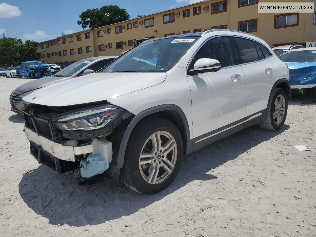 2021 Mercedes-Benz Gla 250 VIN: W1N4N4GB4MJ170338 Lot: 55278695