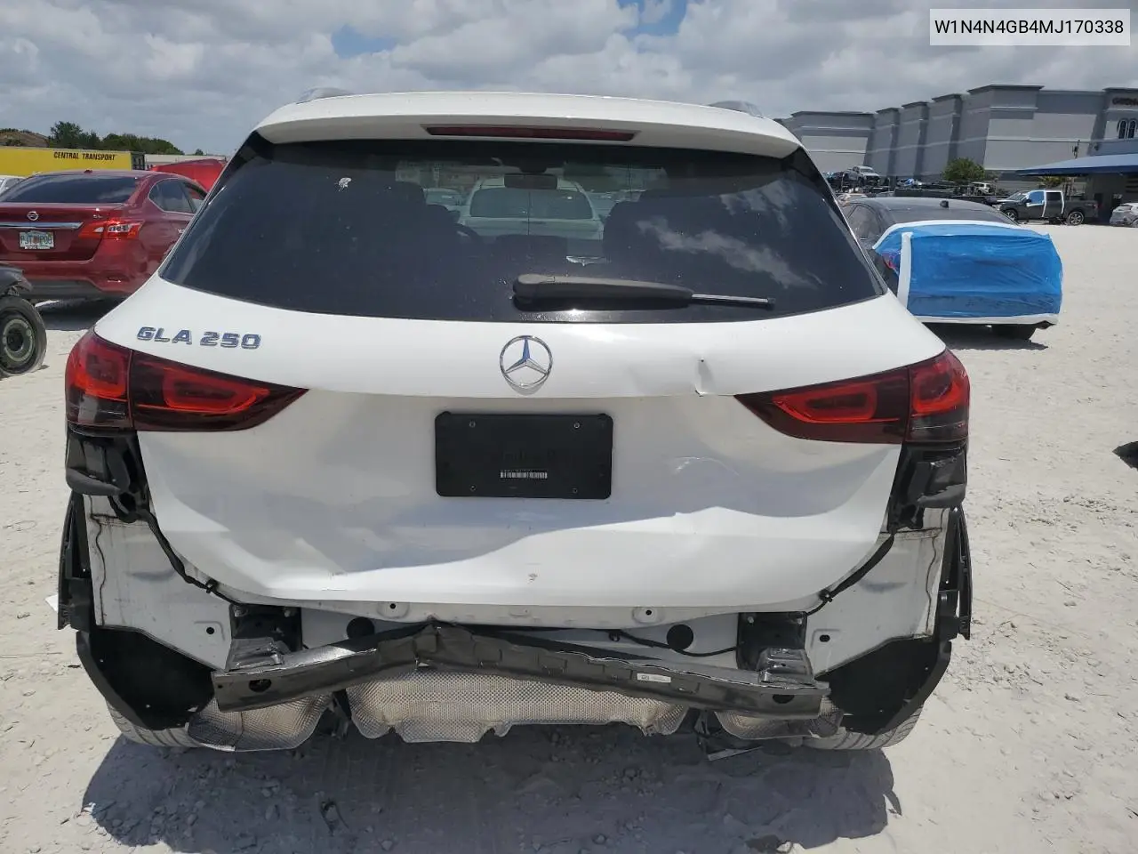 2021 Mercedes-Benz Gla 250 VIN: W1N4N4GB4MJ170338 Lot: 55278695