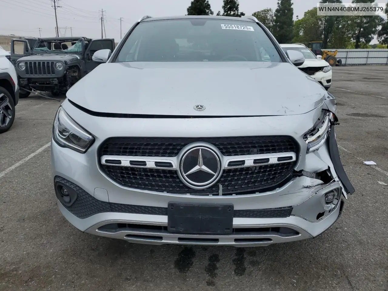 2021 Mercedes-Benz Gla 250 VIN: W1N4N4GB0MJ265379 Lot: 55518725