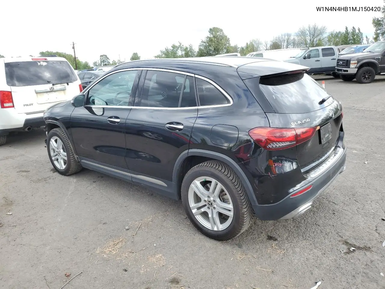 2021 Mercedes-Benz Gla 250 4Matic VIN: W1N4N4HB1MJ150420 Lot: 55755905