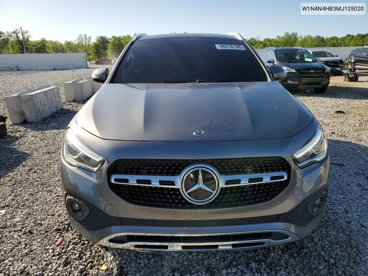 2021 Mercedes-Benz Gla 250 4Matic VIN: W1N4N4HB3MJ125020 Lot: 56316165