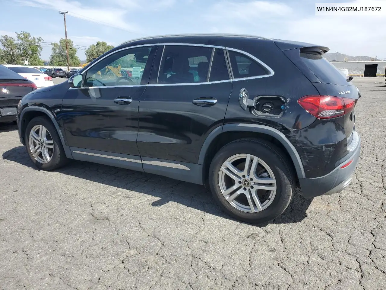 2021 Mercedes-Benz Gla 250 VIN: W1N4N4GB2MJ187672 Lot: 56653485