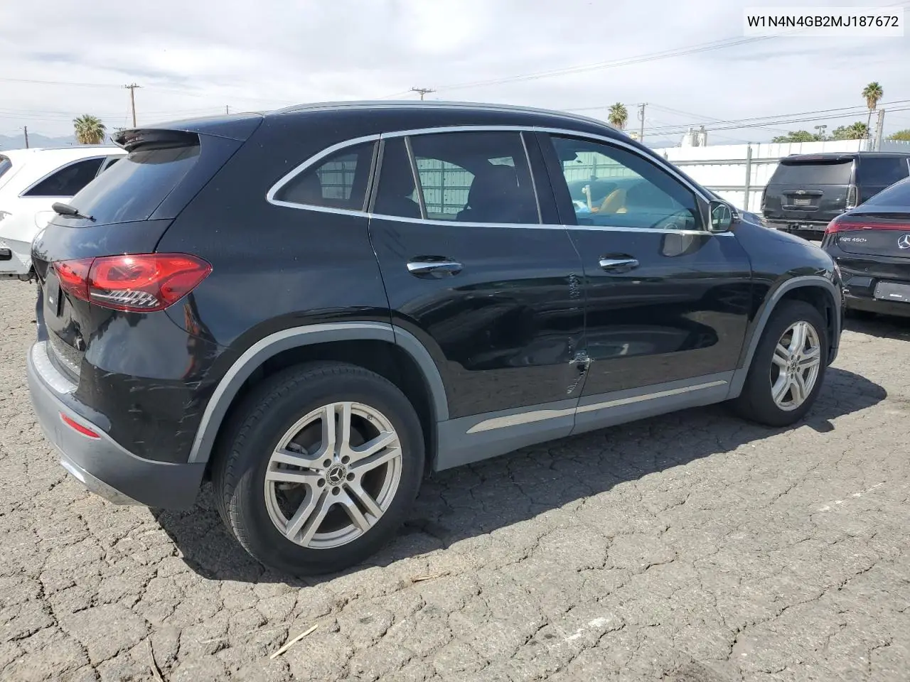 2021 Mercedes-Benz Gla 250 VIN: W1N4N4GB2MJ187672 Lot: 56653485