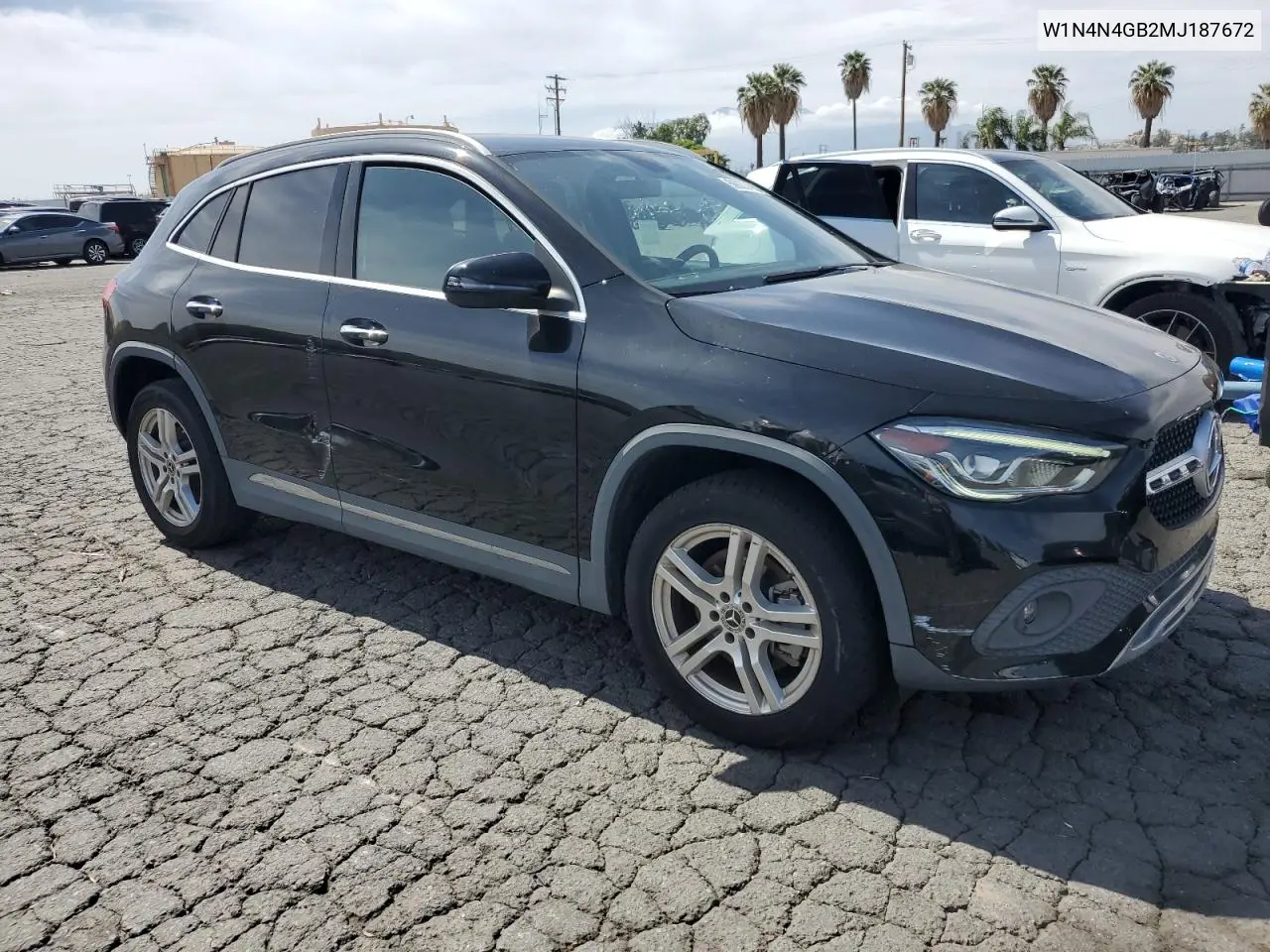 2021 Mercedes-Benz Gla 250 VIN: W1N4N4GB2MJ187672 Lot: 56653485