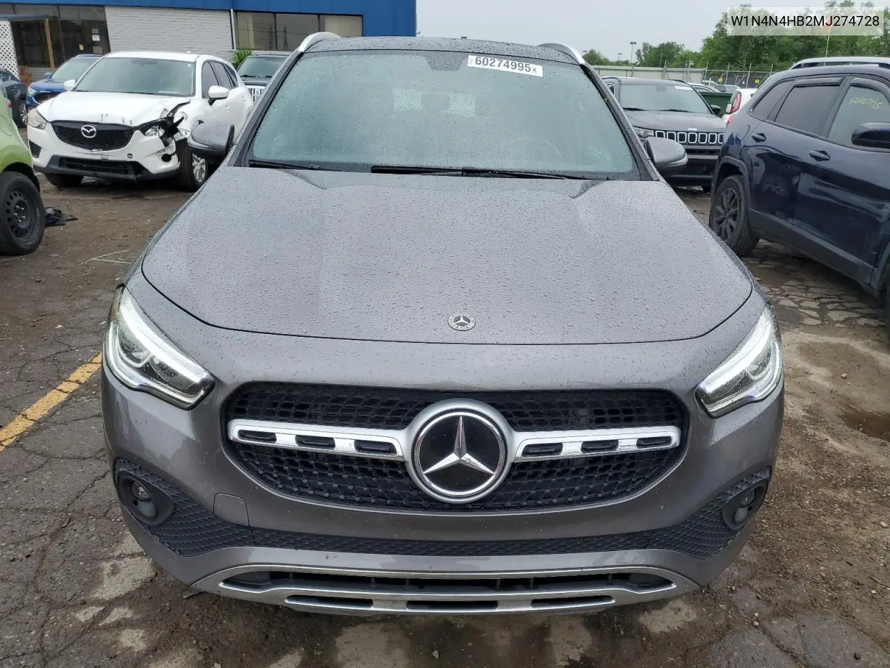 2021 Mercedes-Benz Gla 250 4Matic VIN: W1N4N4HB2MJ274728 Lot: 60274995