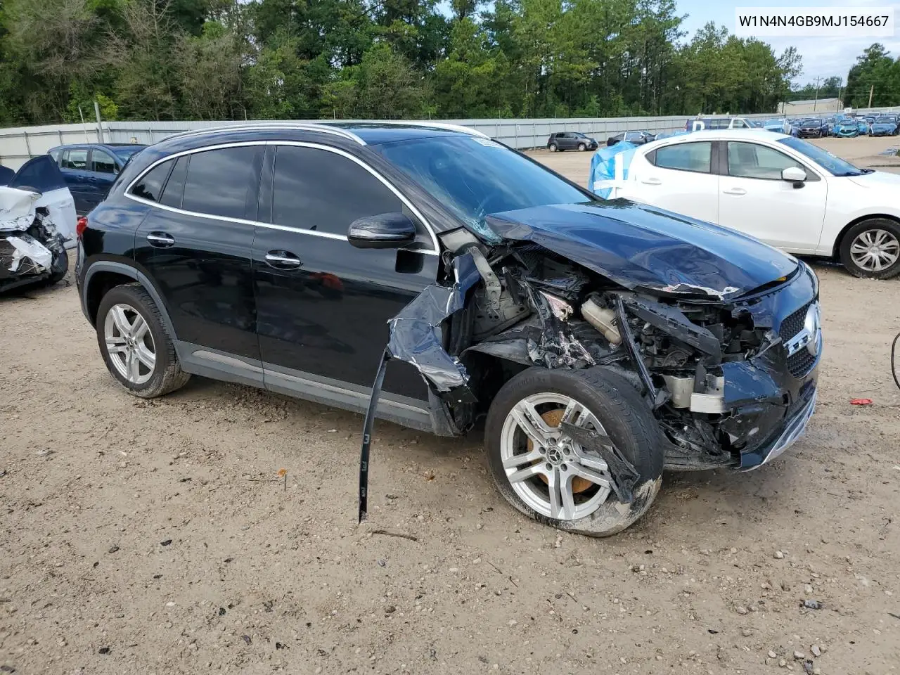 2021 Mercedes-Benz Gla 250 VIN: W1N4N4GB9MJ154667 Lot: 60352605