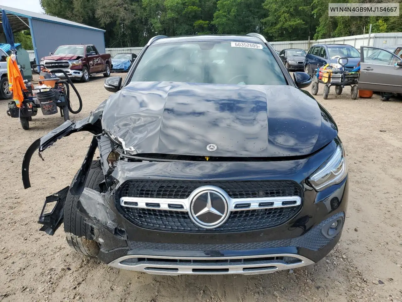 2021 Mercedes-Benz Gla 250 VIN: W1N4N4GB9MJ154667 Lot: 60352605