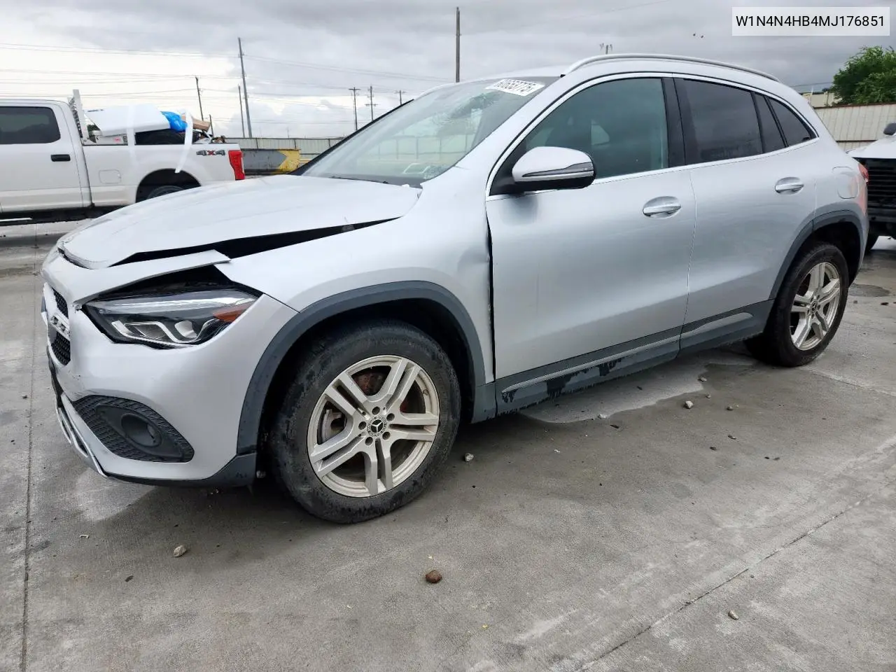2021 Mercedes-Benz Gla 250 4Matic VIN: W1N4N4HB4MJ176851 Lot: 60653775