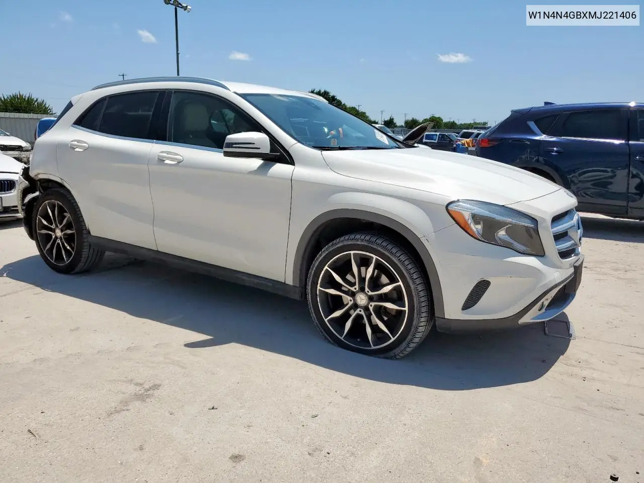 2021 Mercedes-Benz Gla 250 VIN: W1N4N4GBXMJ221406 Lot: 61340585