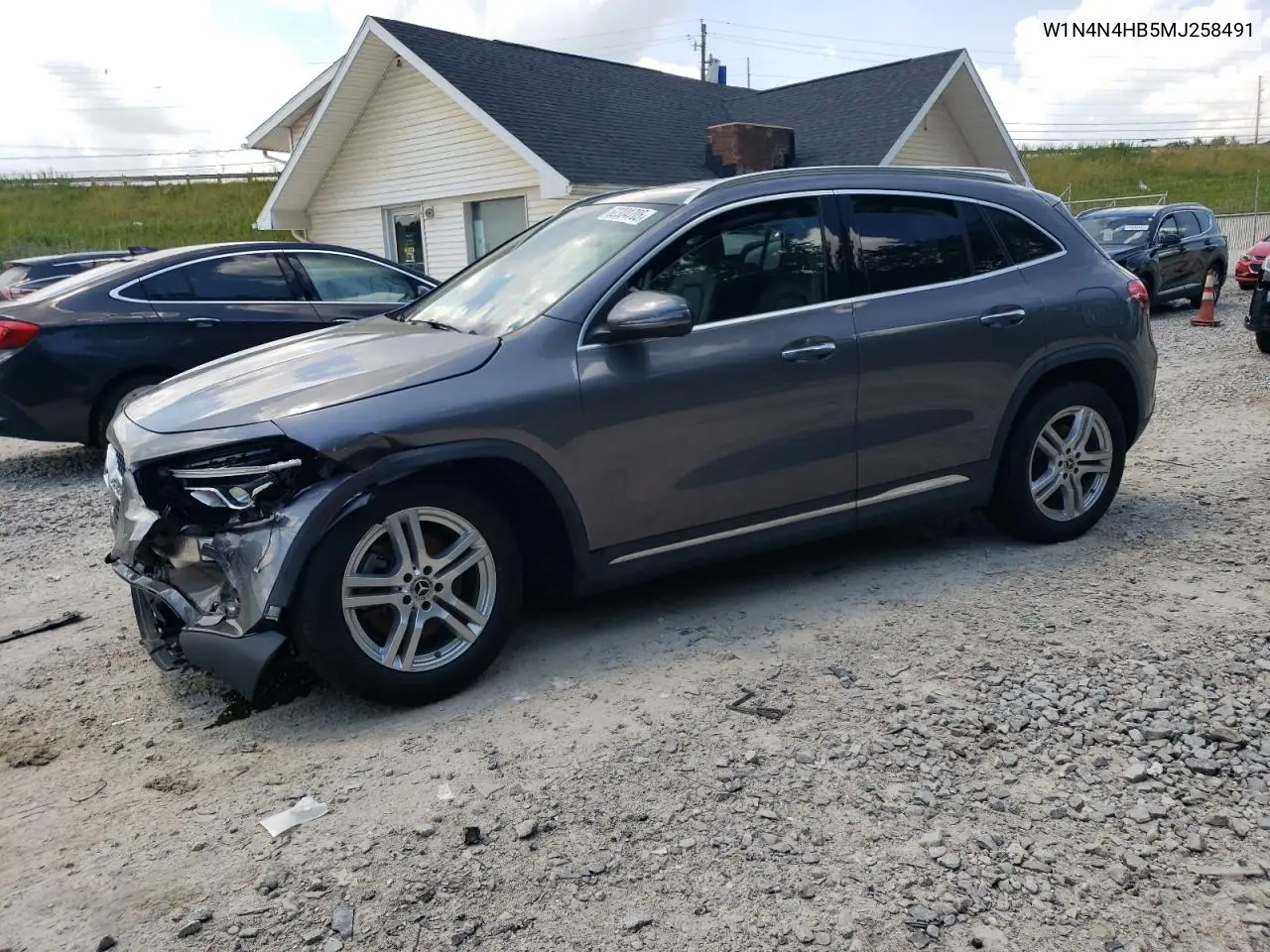 2021 Mercedes-Benz Gla 250 4Matic VIN: W1N4N4HB5MJ258491 Lot: 62304705