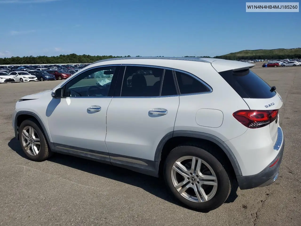 2021 Mercedes-Benz Gla 250 4Matic VIN: W1N4N4HB4MJ185260 Lot: 63849805