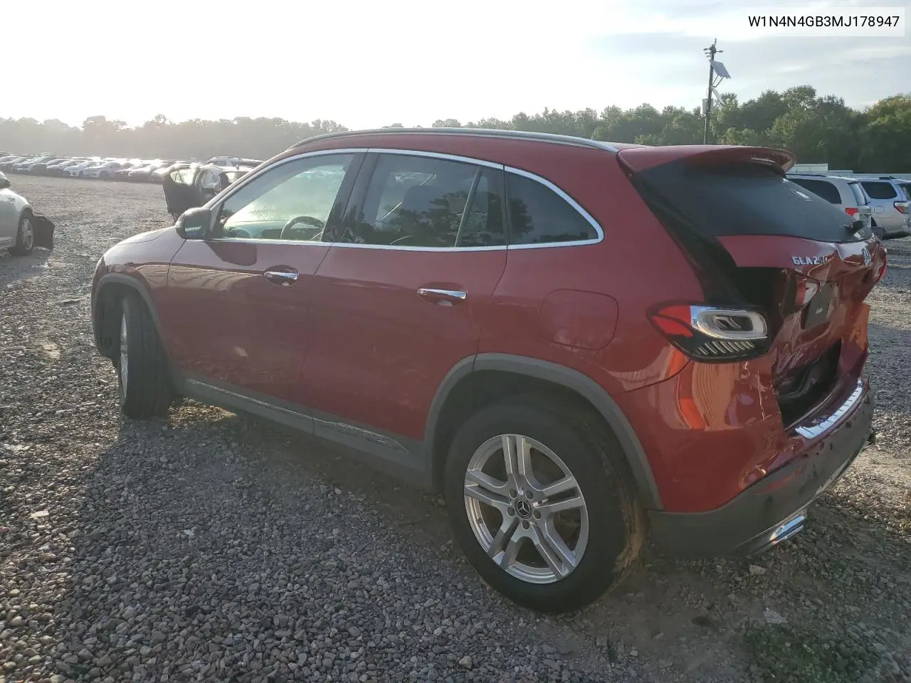 2021 Mercedes-Benz Gla 250 VIN: W1N4N4GB3MJ178947 Lot: 64990525
