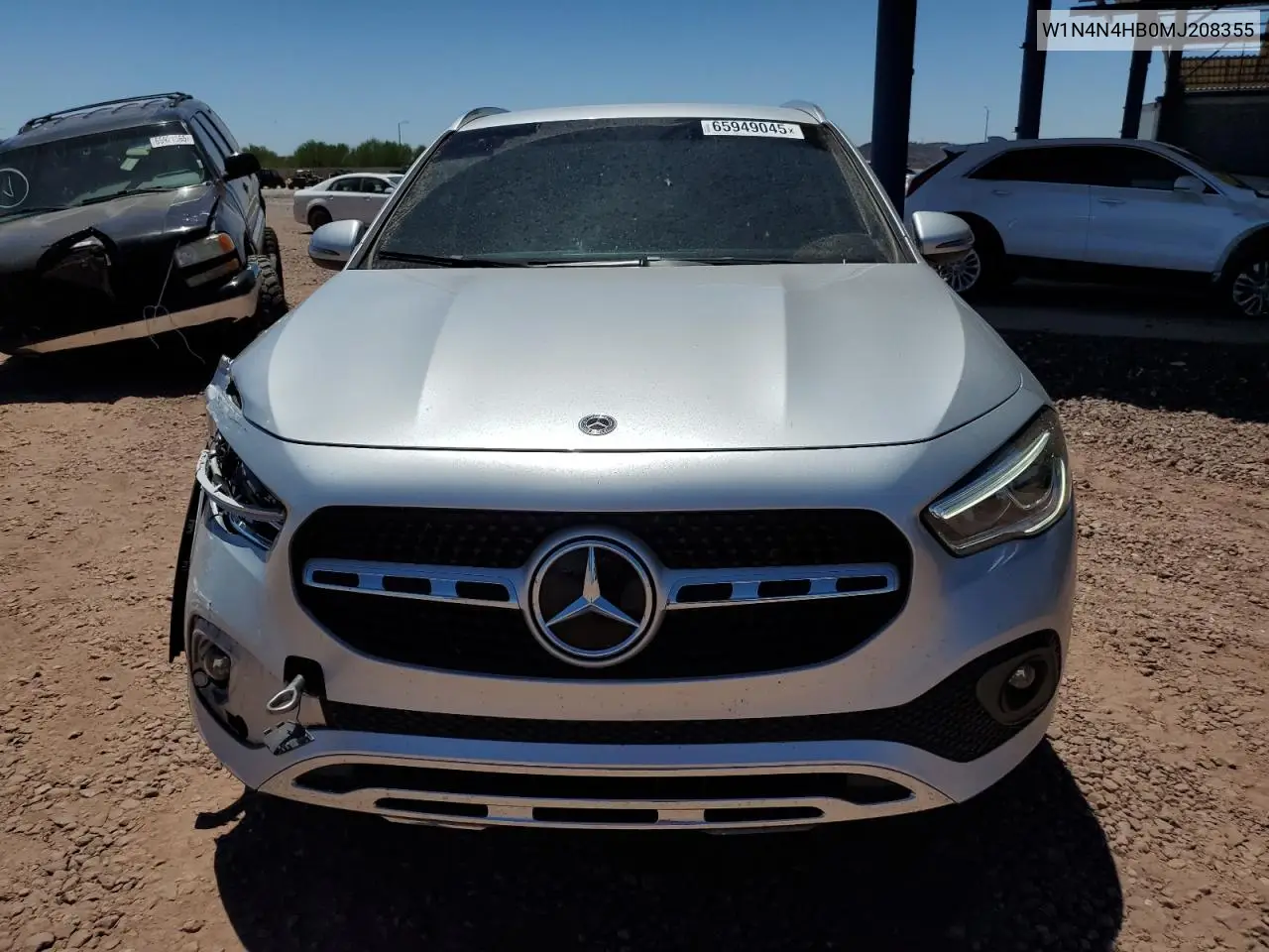 2021 Mercedes-Benz Gla 250 4Matic VIN: W1N4N4HB0MJ208355 Lot: 65949045