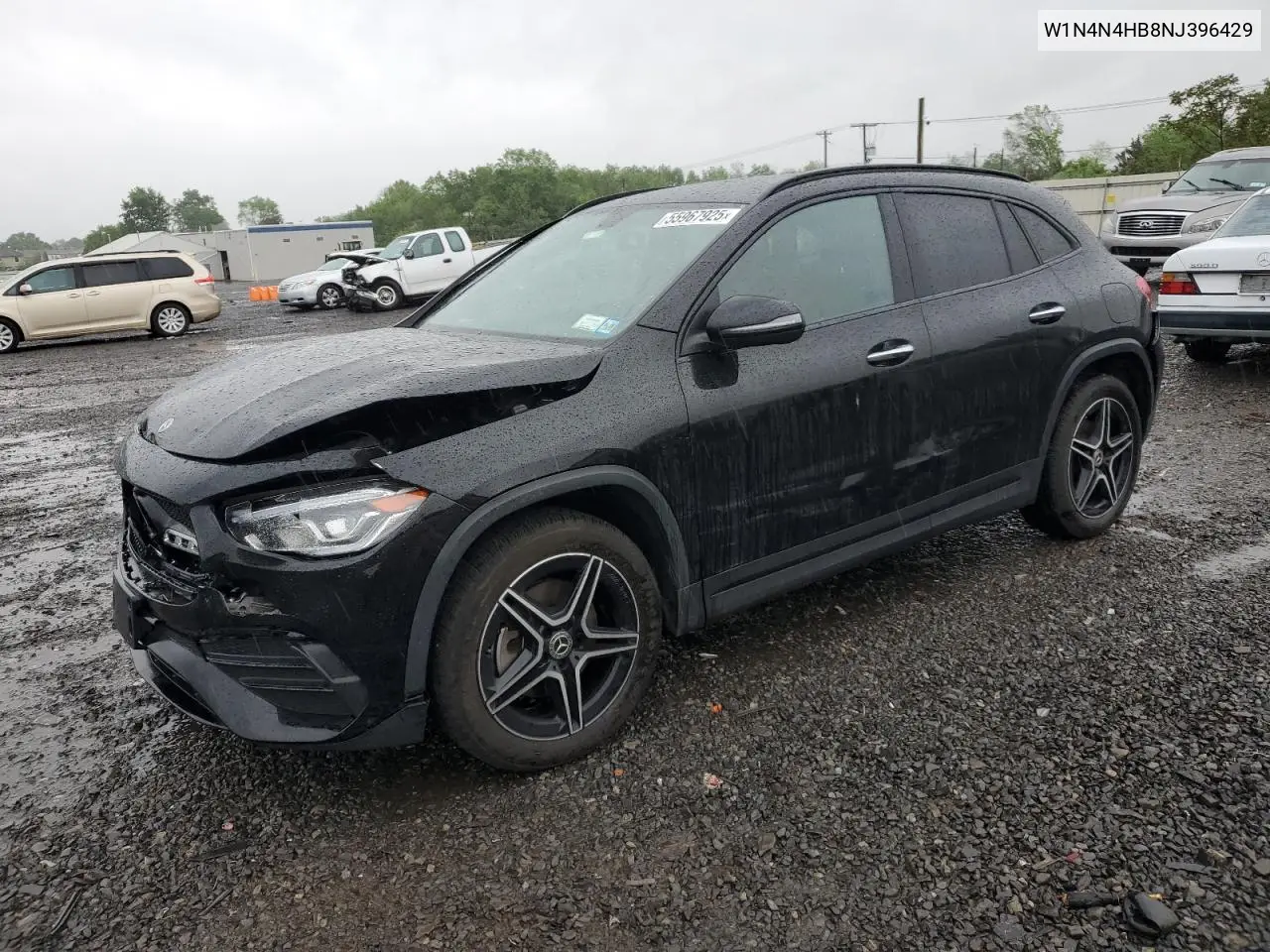 2022 Mercedes-Benz Gla 250 4Matic VIN: W1N4N4HB8NJ396429 Lot: 55967925