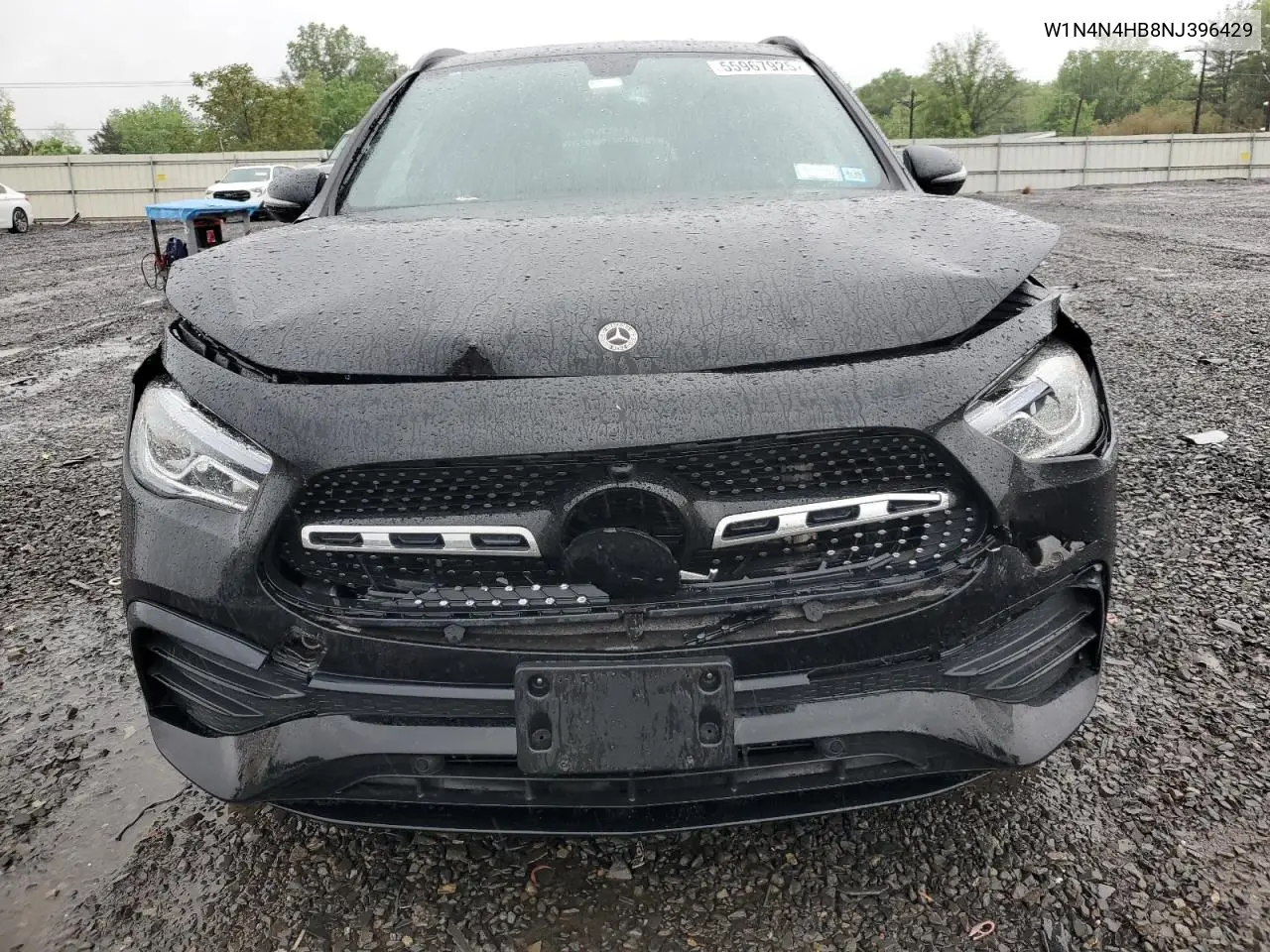 2022 Mercedes-Benz Gla 250 4Matic VIN: W1N4N4HB8NJ396429 Lot: 55967925