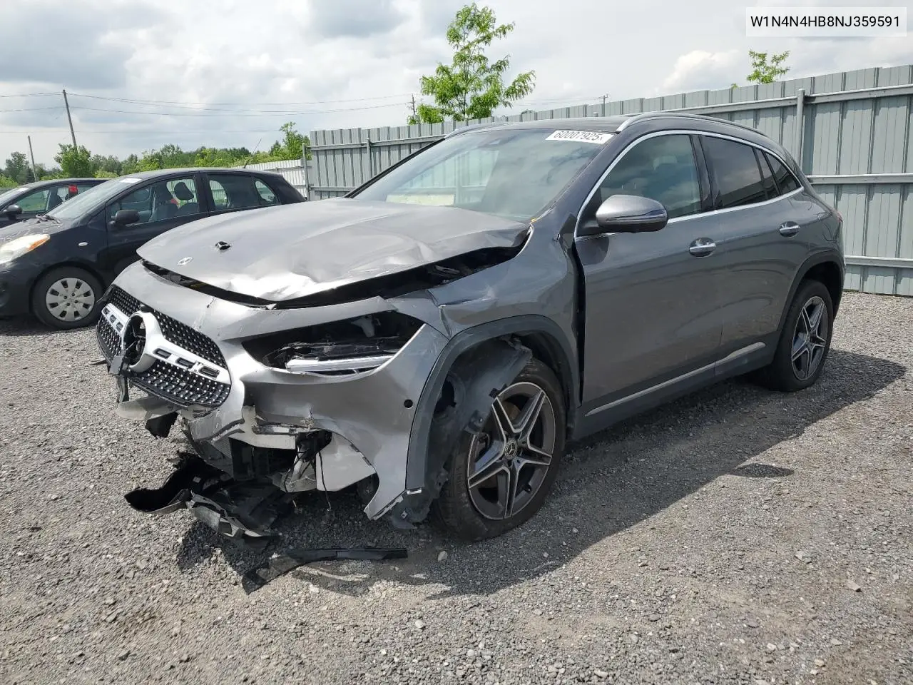 2022 Mercedes-Benz Gla 250 4Matic VIN: W1N4N4HB8NJ359591 Lot: 60007925