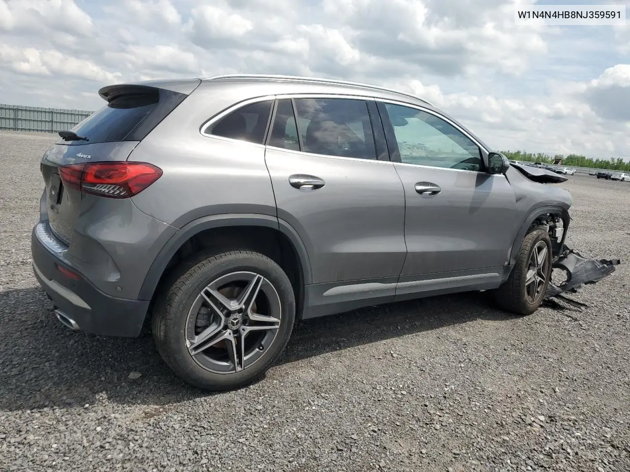 2022 Mercedes-Benz Gla 250 4Matic VIN: W1N4N4HB8NJ359591 Lot: 60007925
