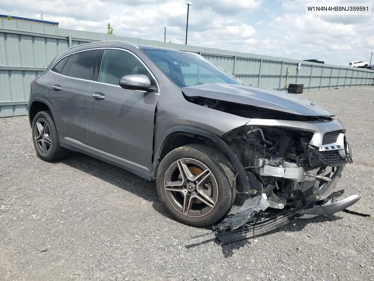 2022 Mercedes-Benz Gla 250 4Matic VIN: W1N4N4HB8NJ359591 Lot: 60007925
