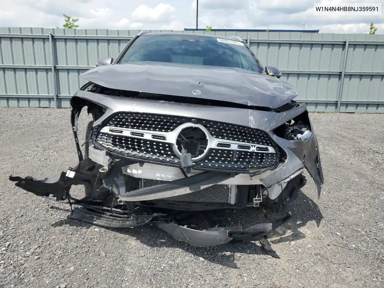 2022 Mercedes-Benz Gla 250 4Matic VIN: W1N4N4HB8NJ359591 Lot: 60007925