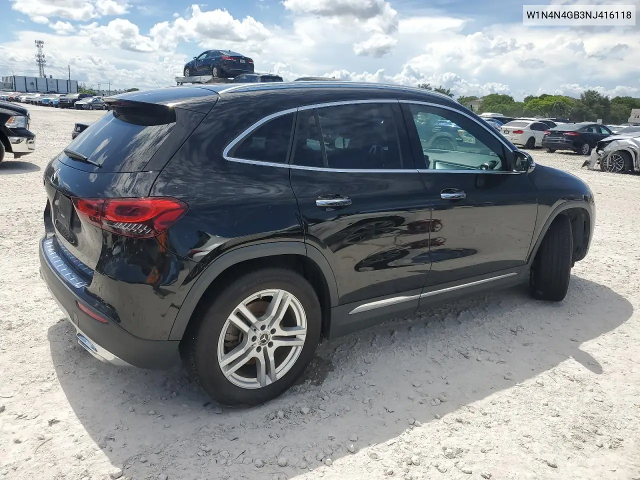 2022 Mercedes-Benz Gla 250 VIN: W1N4N4GB3NJ416118 Lot: 60295495