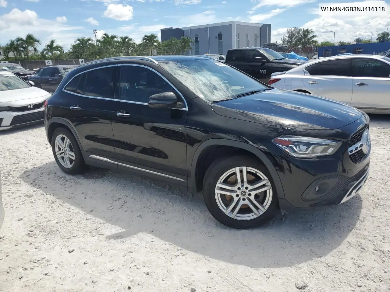 2022 Mercedes-Benz Gla 250 VIN: W1N4N4GB3NJ416118 Lot: 60295495