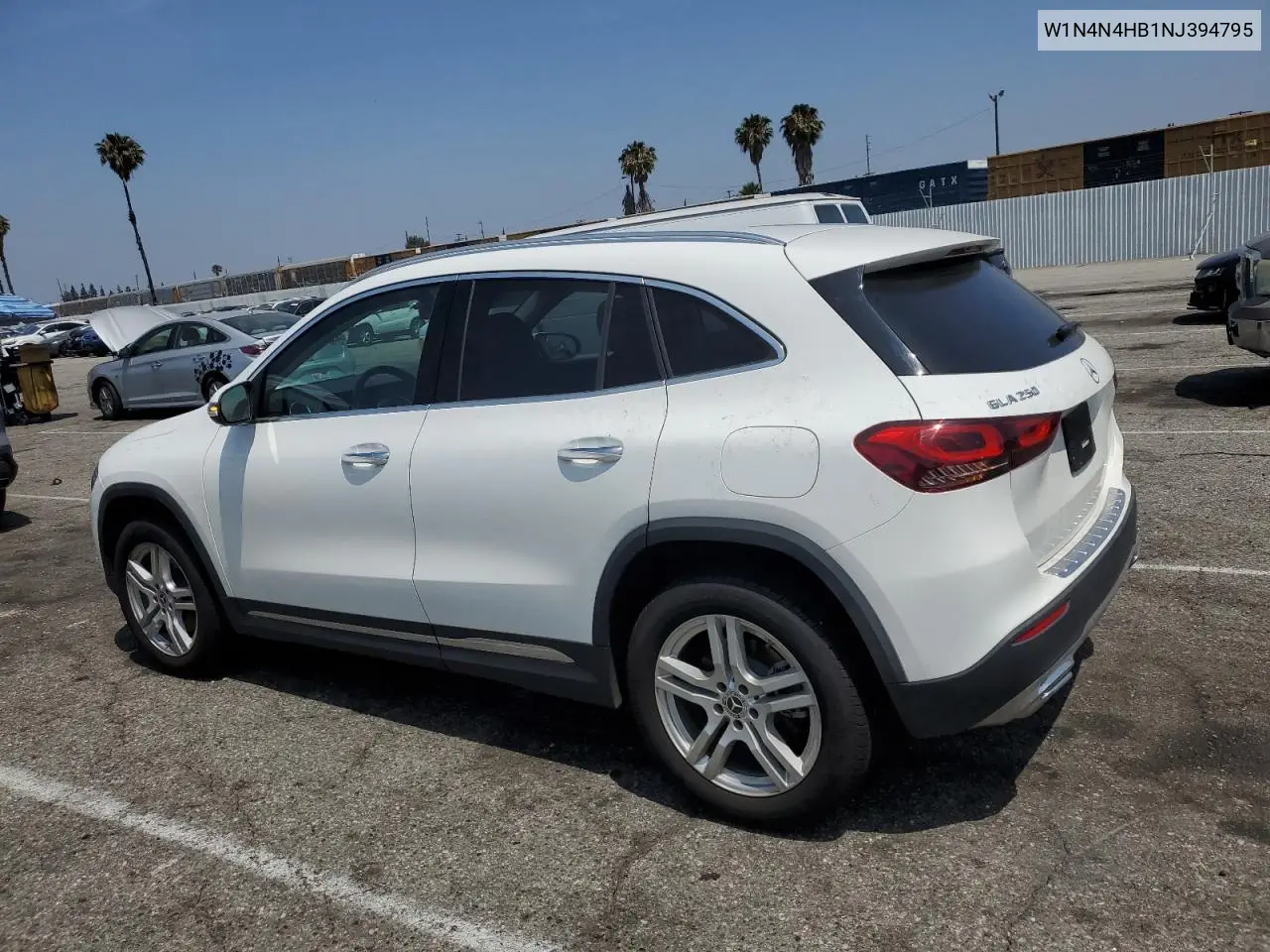 2022 Mercedes-Benz Gla 250 4Matic VIN: W1N4N4HB1NJ394795 Lot: 60833475