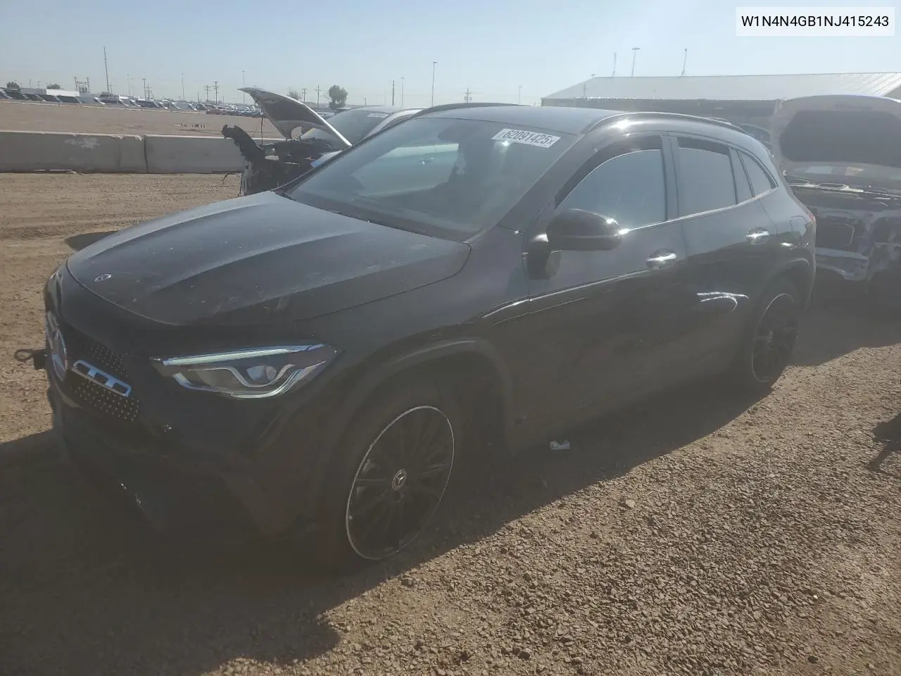 2022 Mercedes-Benz Gla 250 VIN: W1N4N4GB1NJ415243 Lot: 62091425