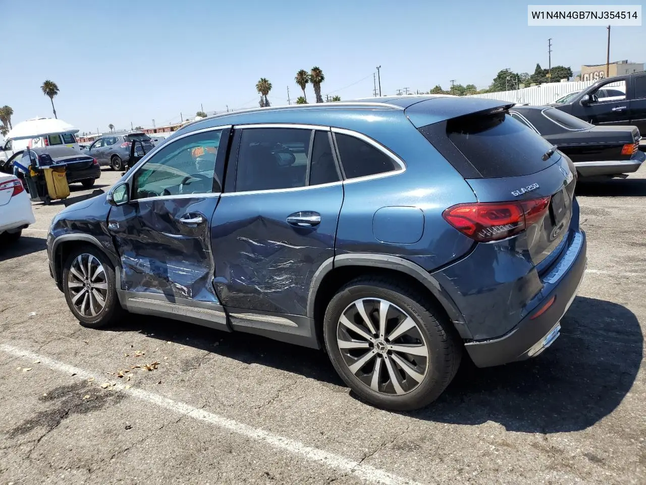 2022 Mercedes-Benz Gla 250 VIN: W1N4N4GB7NJ354514 Lot: 65950005