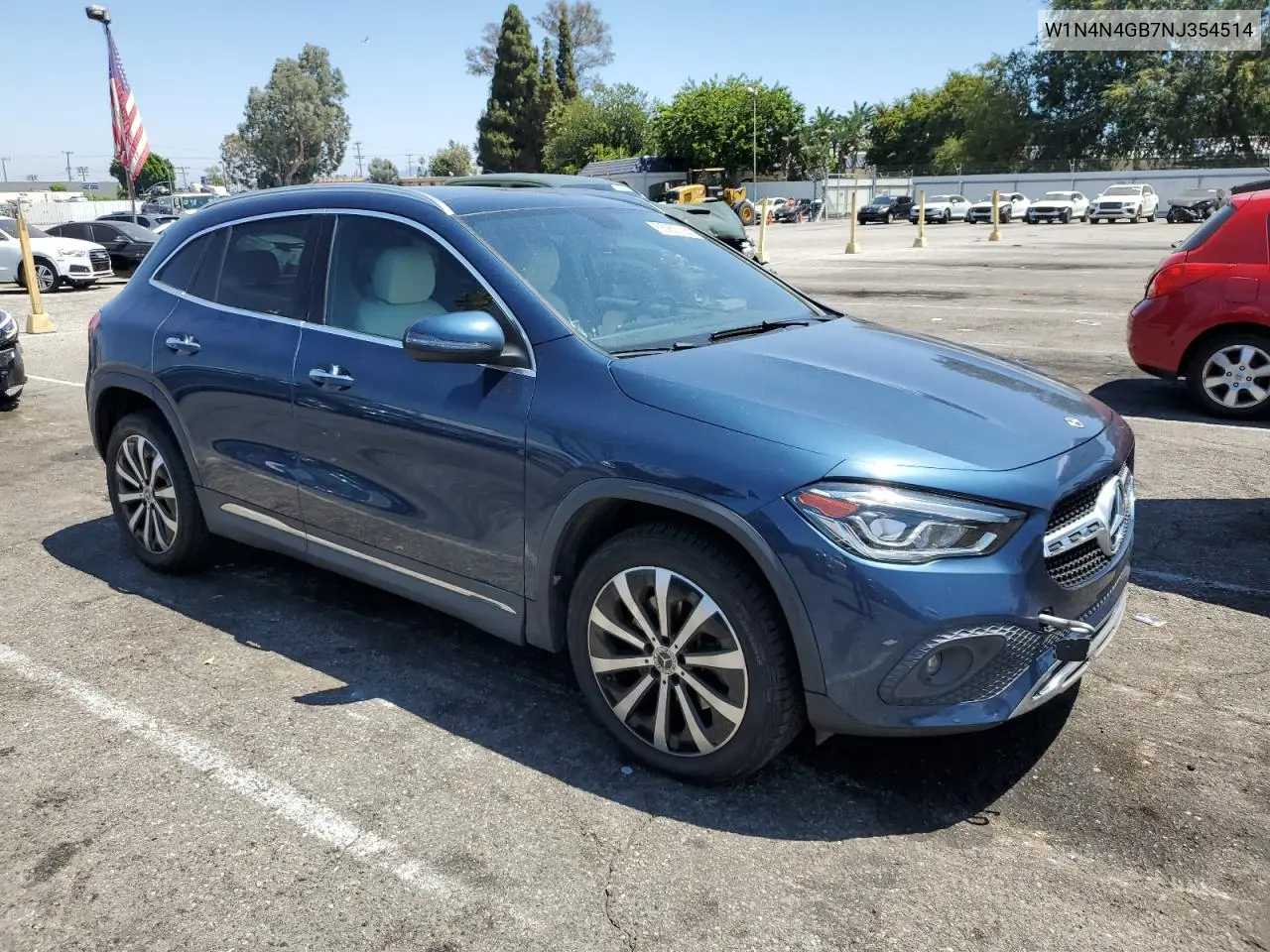 2022 Mercedes-Benz Gla 250 VIN: W1N4N4GB7NJ354514 Lot: 65950005
