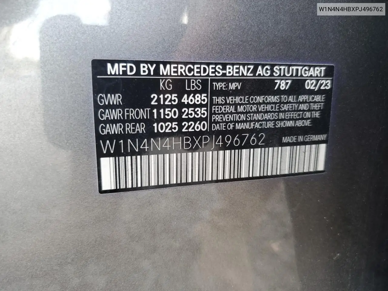 2023 Mercedes-Benz Gla 250 4Matic VIN: W1N4N4HBXPJ496762 Lot: 62145845