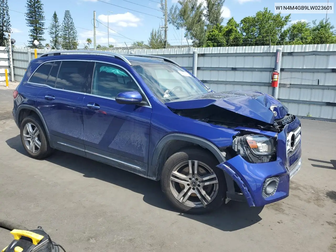 2020 Mercedes-Benz Glb 250 VIN: W1N4M4GB9LW023601 Lot: 54925945