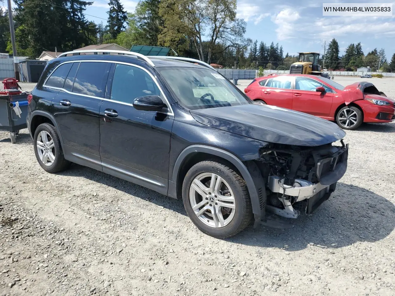 2020 Mercedes-Benz Glb 250 4Matic VIN: W1N4M4HB4LW035833 Lot: 55117135