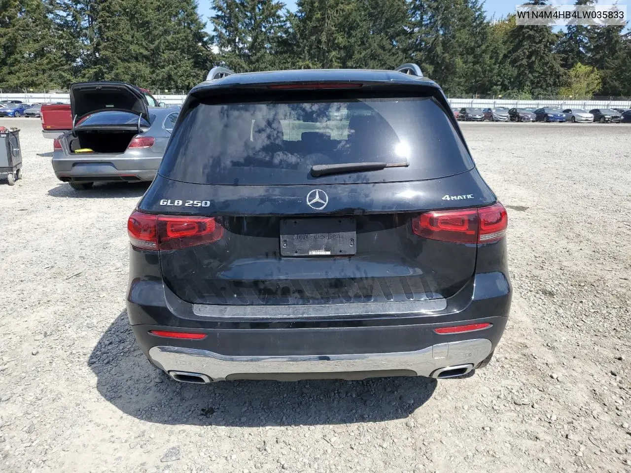 2020 Mercedes-Benz Glb 250 4Matic VIN: W1N4M4HB4LW035833 Lot: 55117135