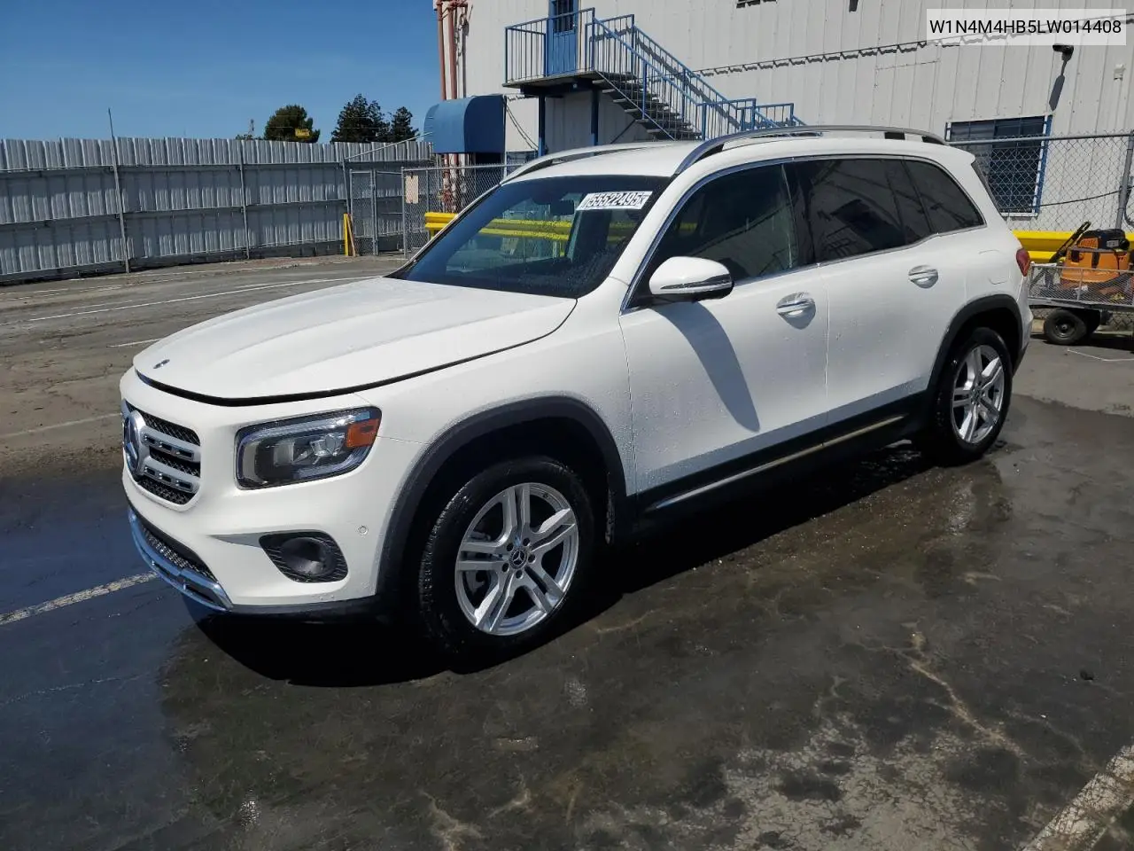 2020 Mercedes-Benz Glb 250 4Matic VIN: W1N4M4HB5LW014408 Lot: 55522495