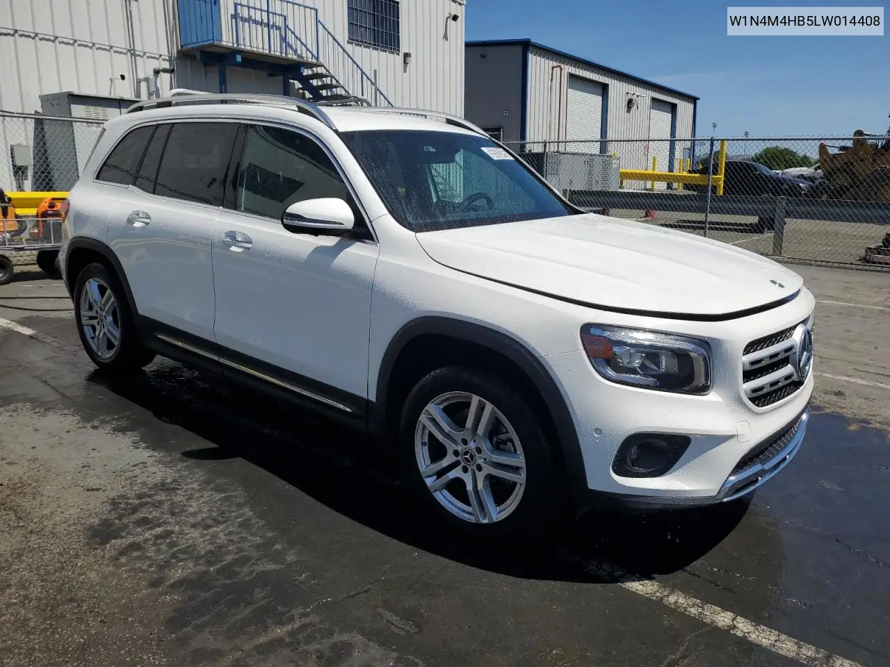 2020 Mercedes-Benz Glb 250 4Matic VIN: W1N4M4HB5LW014408 Lot: 55522495